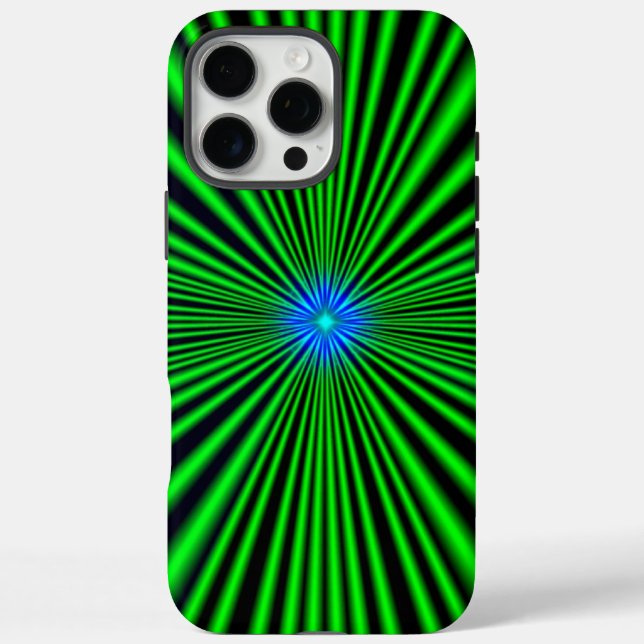 Blue Star auf grünem Licht Case-Mate iPhone Hülle (Rückseite)