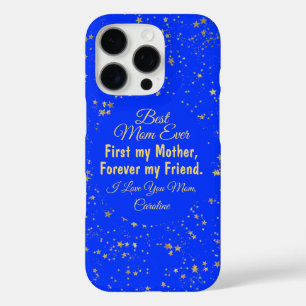 Blue Star Beste Mama je Niedlicher Tag der Moderne iPhone 16 Pro Hülle