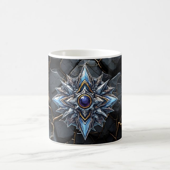 Blue Star Core Gaming Emblem Kaffeetasse (Mittel)