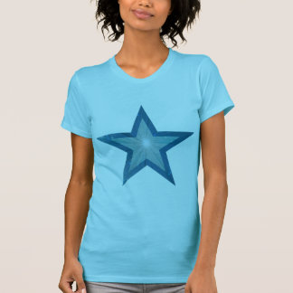 Blue Star Frauen t -Shirt blau T-Shirt