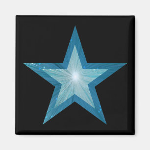 Blue Star Kühlschrankmagnet Magnet