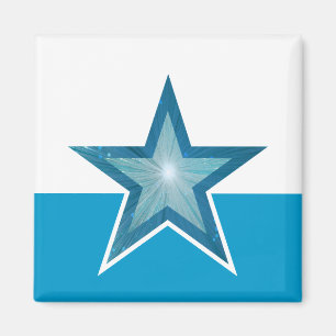 Blue Star Kühlschrankmagnet Magnet