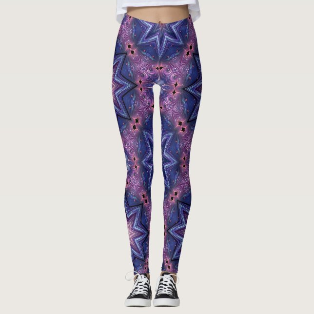 Blue Star Leggings (Vorderseite)