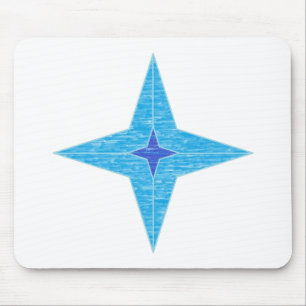 Blue Star Mousepad