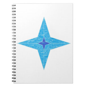 Blue Star Notizblock