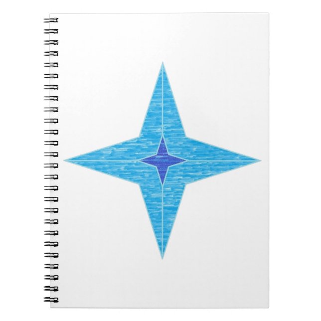 Blue Star Notizblock (Vorderseite)