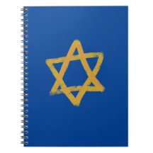 Blue Star of David Notebook