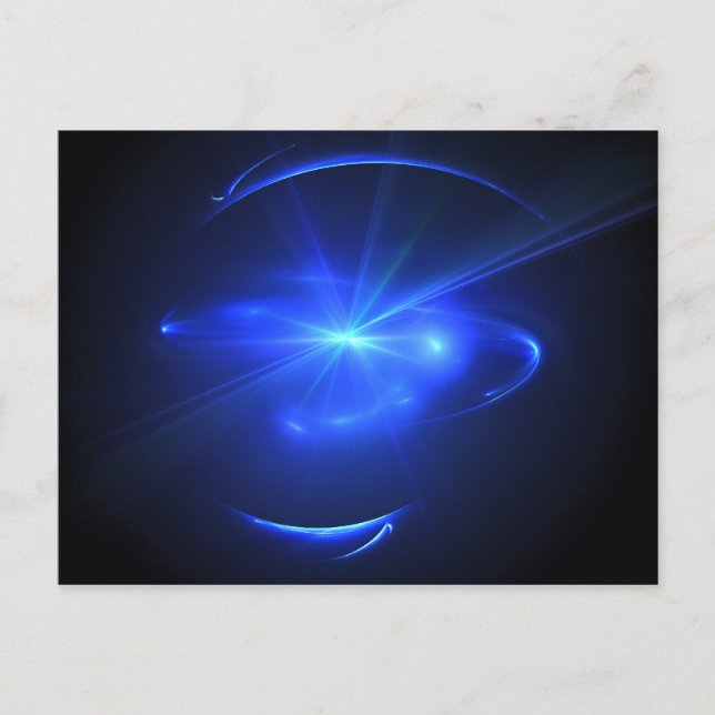 Blue Star Postkarte (Vorderseite)