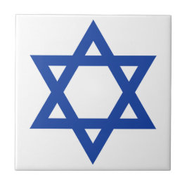 Blue Star von David Keramik Tile Fliese