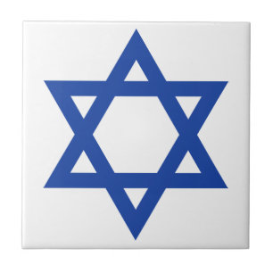 Blue Star von David Keramik Tile Fliese