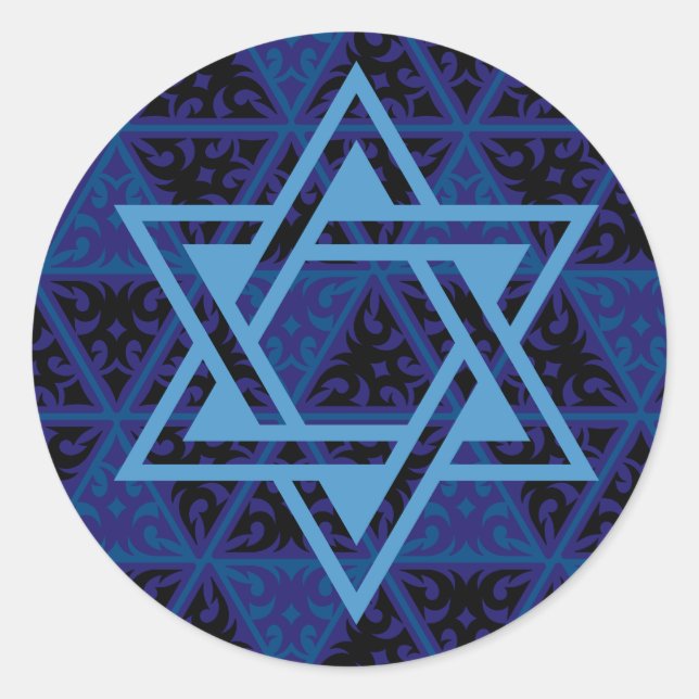 Blue Star von David Stickers (Vorderseite)