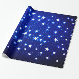 Blue Stargazer Geschenkpapier