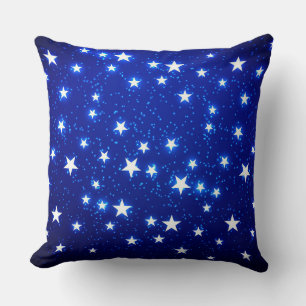 Blue Stargazer Kissen