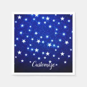 Blue Stargazer Serviette