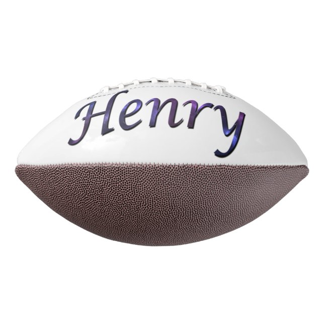 Blue Starry Henry Name, Football (Gedreht 270)