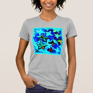 Blue Starry Night Sky. Jetzt kaufen T-Shirt