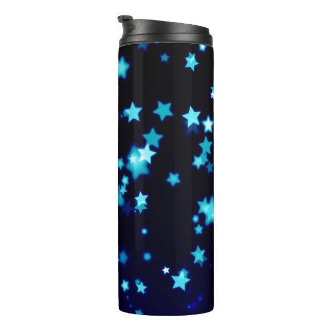 Blue Stars - サーマルタンブラー Thermosbecher (Nach rechts gedreht)