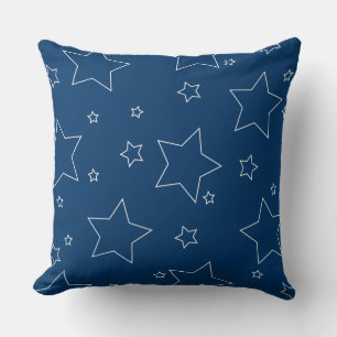 Blue Stars 4. Juli Pillow Kissen