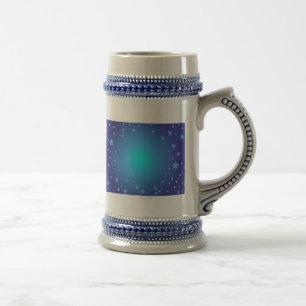 Blue Stars Bierglas