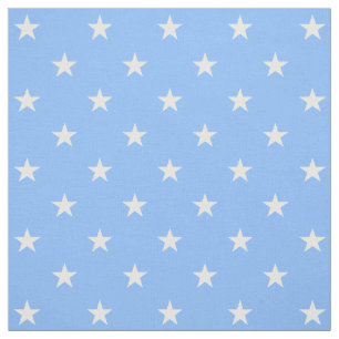 Blue Stars Fabric Stoff