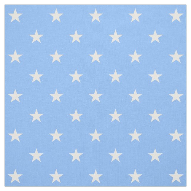 Blue Stars Fabric Stoff (Muster)