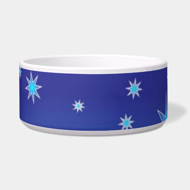 Blue Stars Pet Bowl Napf (Vorderseite)