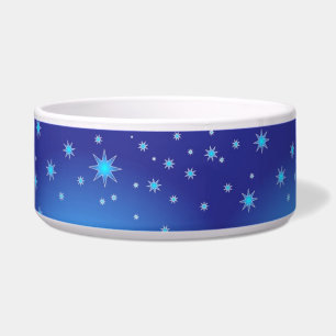 Blue Stars Pet Bowl Napf