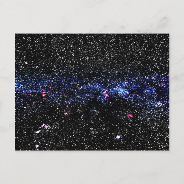 Blue Stars Postkarte (Vorderseite)