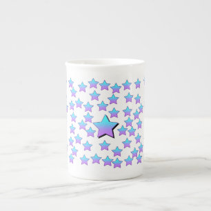 Blue Stars Prozellantasse