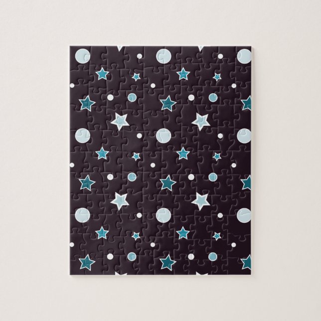 Blue Stars Puzzle (Vertikal)