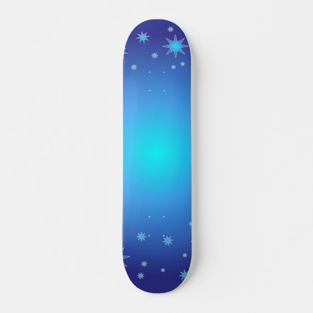 Blue Stars Skateboard (Vorne)