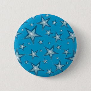 Blue Stars Taste blau Button