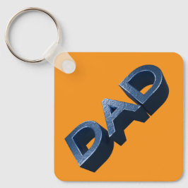 Blue Steel Vater Schlüsselanhänger