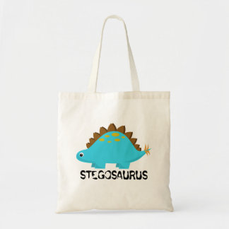 Blue Stegosaurus Tote Bag Tragetasche