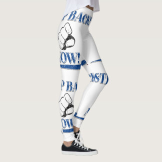 Blue Step Back Now Leggings