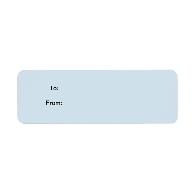 Blue Sticker Geschenkmarke (Vorne)