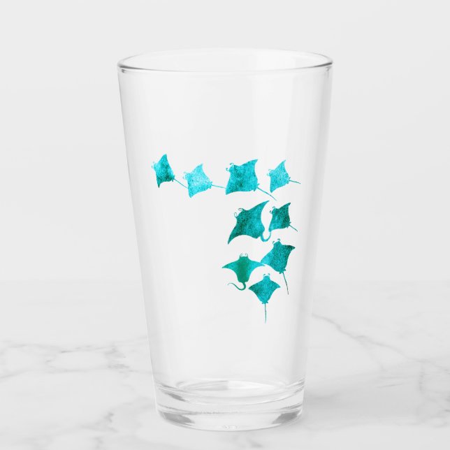 Blue Stingray Glas (Vorderseite)