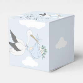 Blue Stork Baby Dusche Vielen Dank Geschenkschachtel