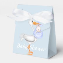 Blue Stork Baby Showbox