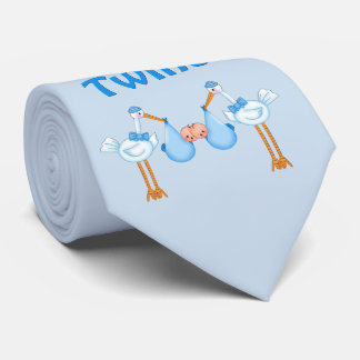 Blue Storks Twin Boys Krawatte