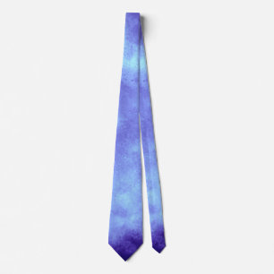 Blue Storm Cloud Effect Neck Tie Krawatte