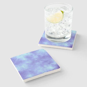 Blue Storm Cloud Effect Stone Untersetzer