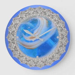 Blue Streak Große Wanduhr