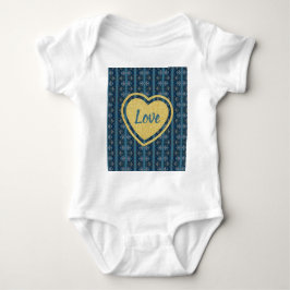 Blue Strip Baby Bodysuit von Poet Adiela Akoo Strampler