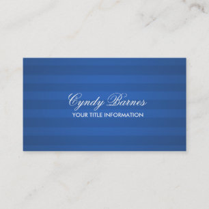 Blue Strip Business Card Visitenkarte