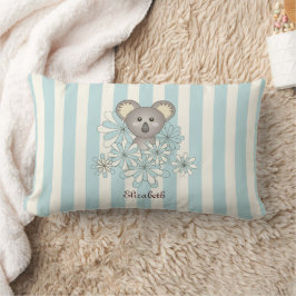Blue Stripe Niedlich Baby Koala Bear Kinderzimmer Lendenkissen