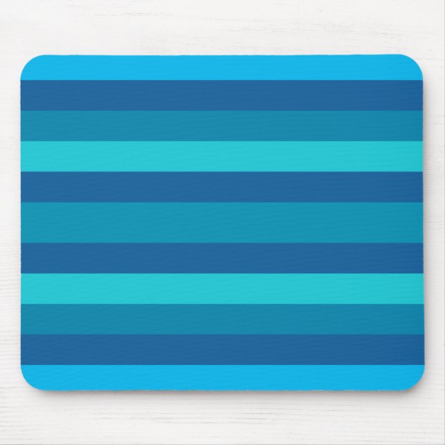 Blue Stripes Custom Mousepad (Vorne)