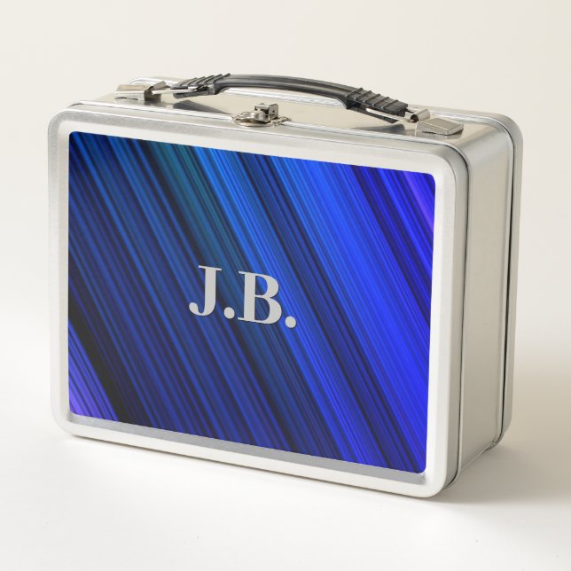 Blue Stripes Lunchbox (Vorderseite)