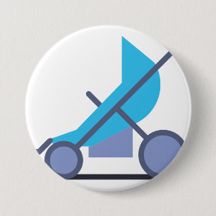 blue stroller button