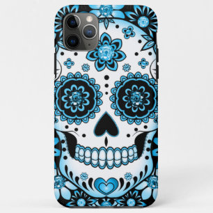 Blue Sugar Skull Case-Mate iPhone Hülle